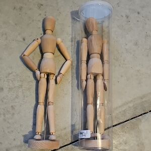 2 Vintage IKEA wooden Body Art Pieces